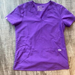 FIGS ultraviolet UNLIMITED COLOR casma top scrub